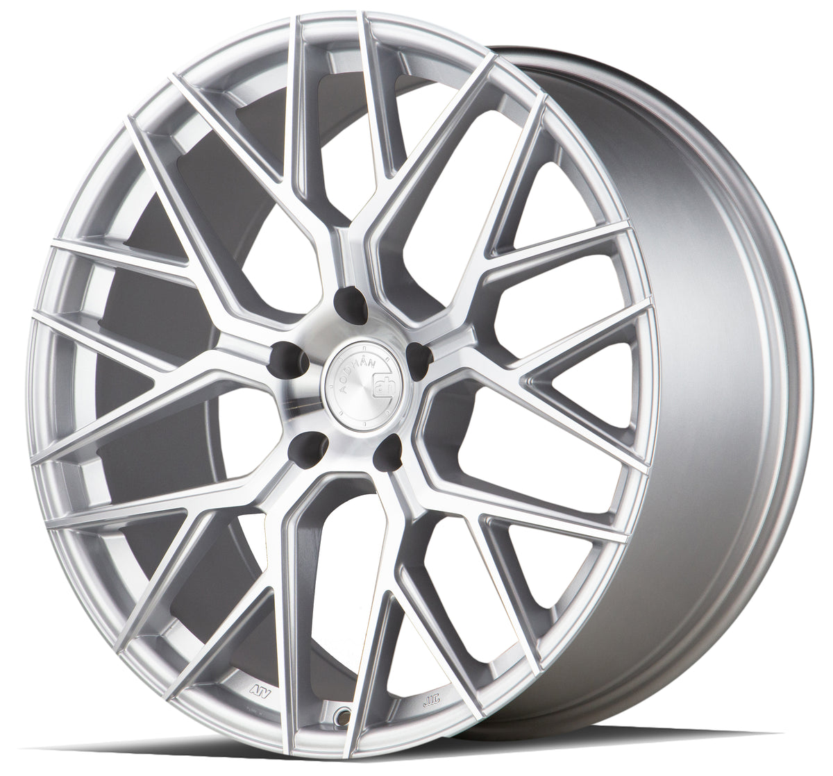 Aodhan AFF9 Gloss Silver Machined Face 20x9 +30 5x114.3 73.1mm - Wheelwiz