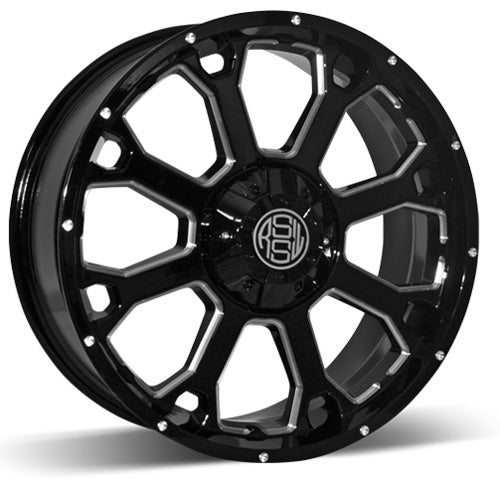 RSSW Enduro Black Machined Face 17x7.5 +15 6x139.7mm 78.1mm