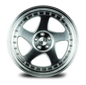 Aodhan AH01 Silver w/Machined Face 18x9.5 +35 5x100 73.1mm - Wheelwiz