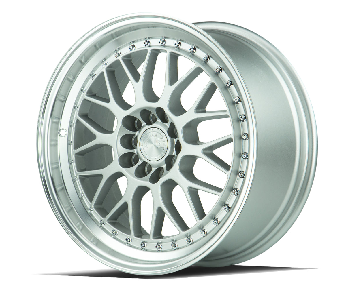 Aodhan AH02 Silver w/ Machined Lip 17x8 +35 5x100|5x114.3 73.1mm - Wheelwiz