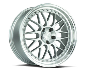 Aodhan AH02 Silver w/ Machined Lip 18x9.5 +35 5x100 73.1mm - Wheelwiz