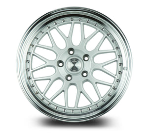 Aodhan AH02 Silver w/ Machined Lip 18x9.5 +30 5x114.3 73.1mm - Wheelwiz