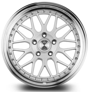 Aodhan AH02 Silver w/ Machined Lip 19x8.5 +35 5x120 72.6mm - Wheelwiz