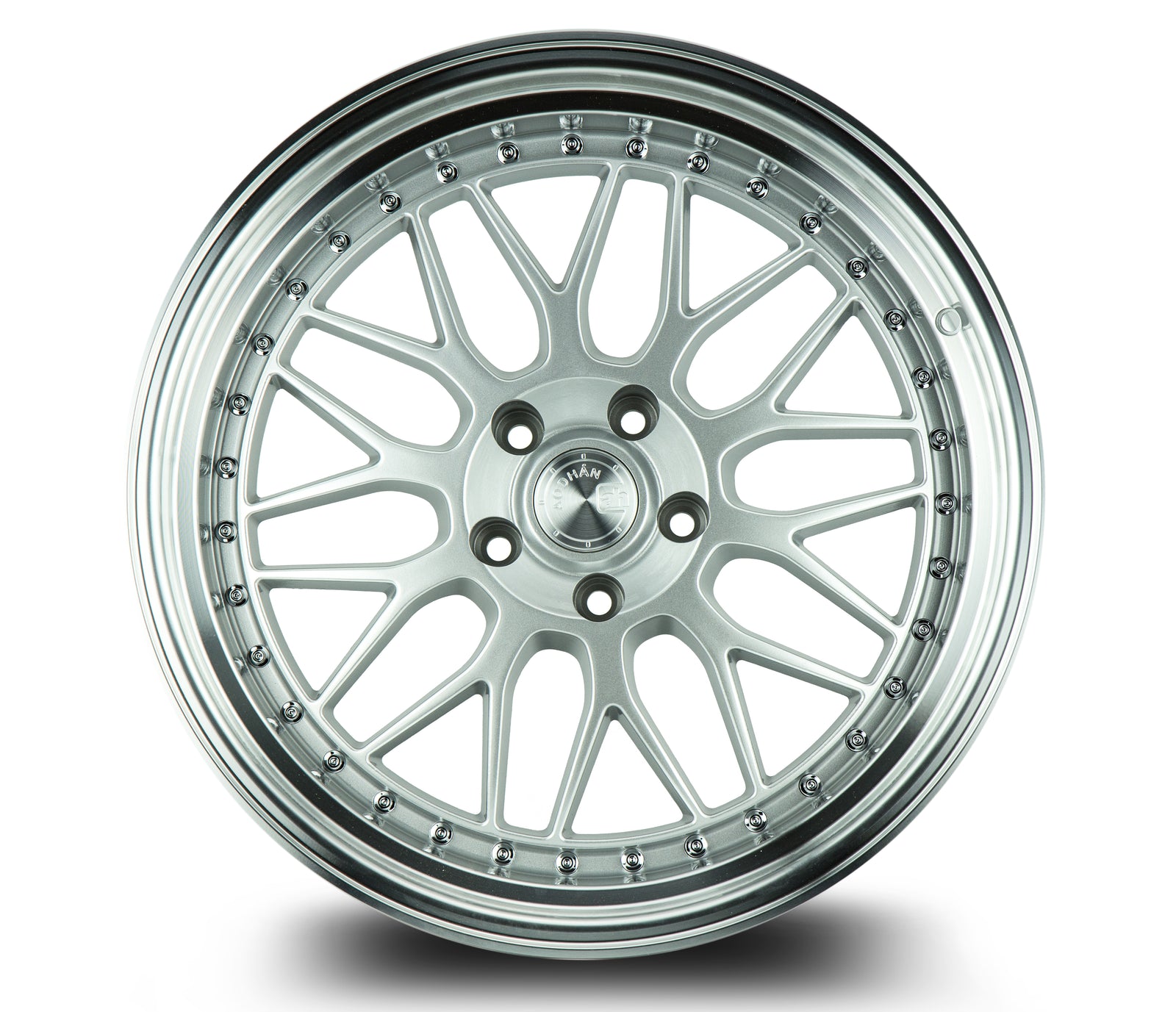 Aodhan AH02 Silver w/ Machined Lip 19x9.5 +12 5x114.3 73.1mm - Wheelwiz