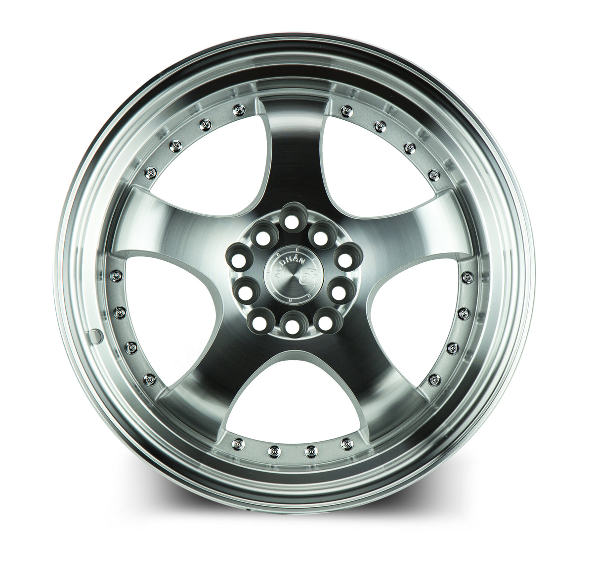 Aodhan AH03 Silver w/Machined Face 17x9 +25 5x100|5x114.3 73.1mm - Wheelwiz