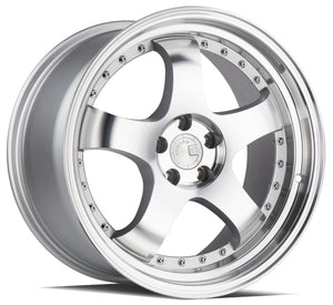 Aodhan AH03 Silver w/Machined Face 18x9.5 +30 5x114.3 73.1mm - Wheelwiz
