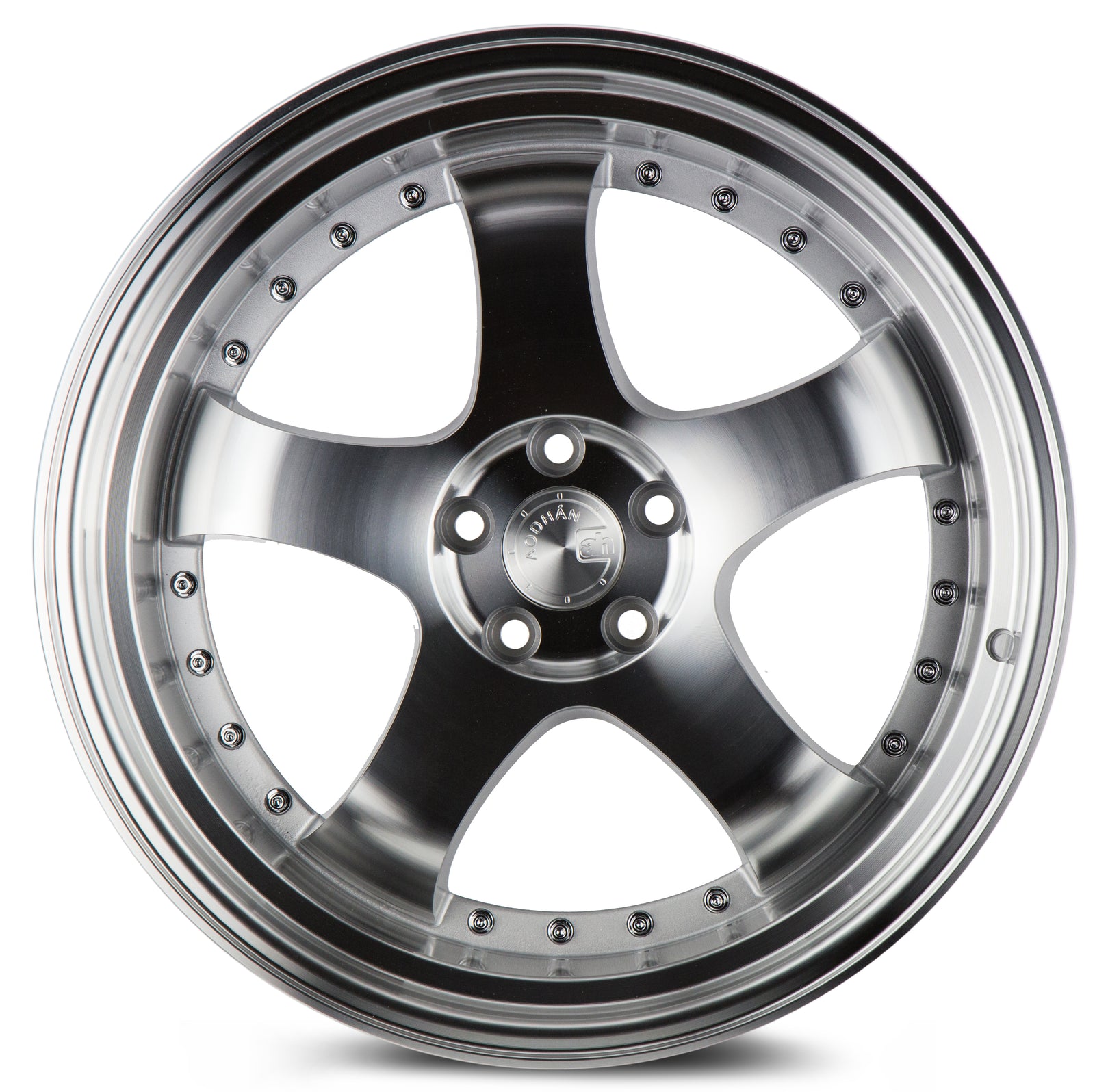 Aodhan AH03 Silver w/Machined Face 18x9.5 +30 5x114.3 73.1mm - Wheelwiz