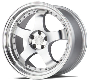 Aodhan AH03 Silver w/Machined Face 19x11 +22 5x114.3 73.1mm - Wheelwiz