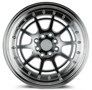 Aodhan AH04 Silver w/Machined Face 16x8 +15 4x100|4x114.3 73.1mm - Wheelwiz