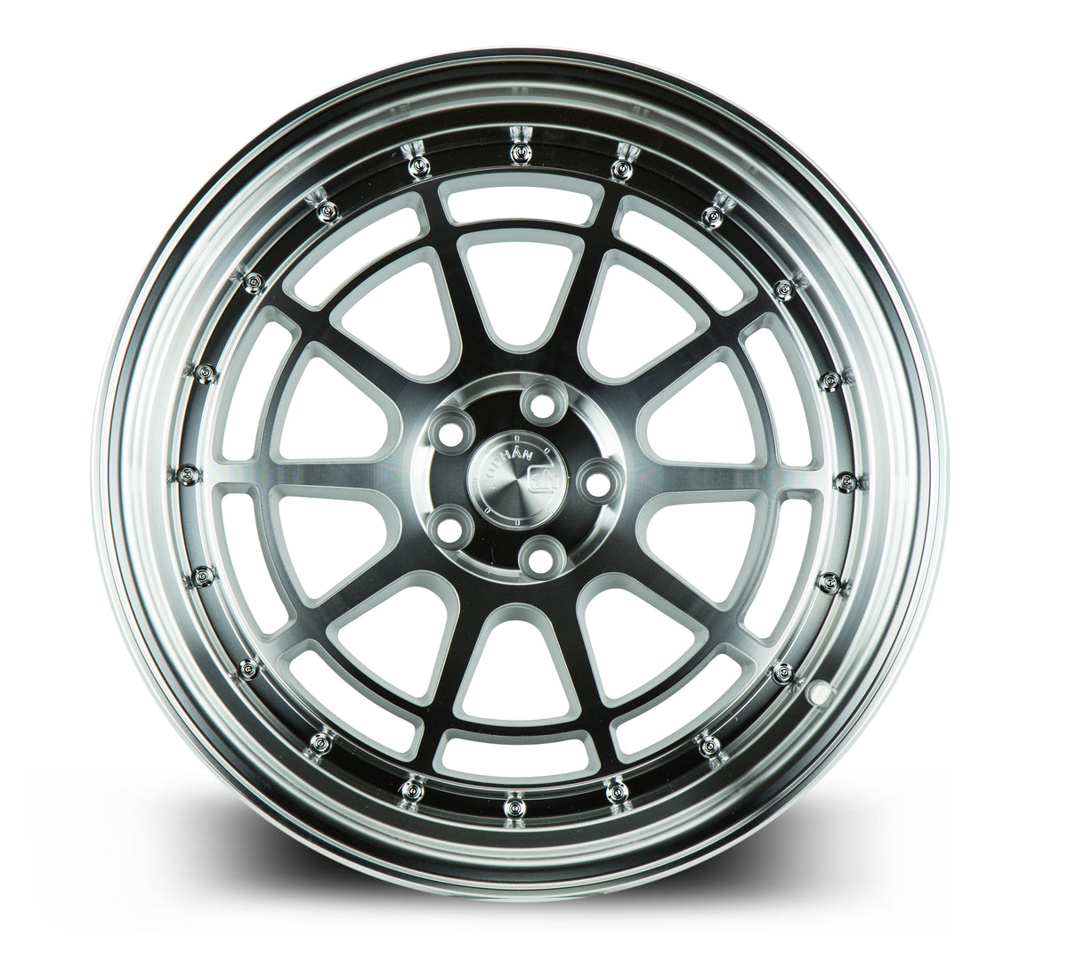 Aodhan AH04 Silver w/Machined Face 18x9.5 +30 5x114.3 73.1mm - Wheelwiz