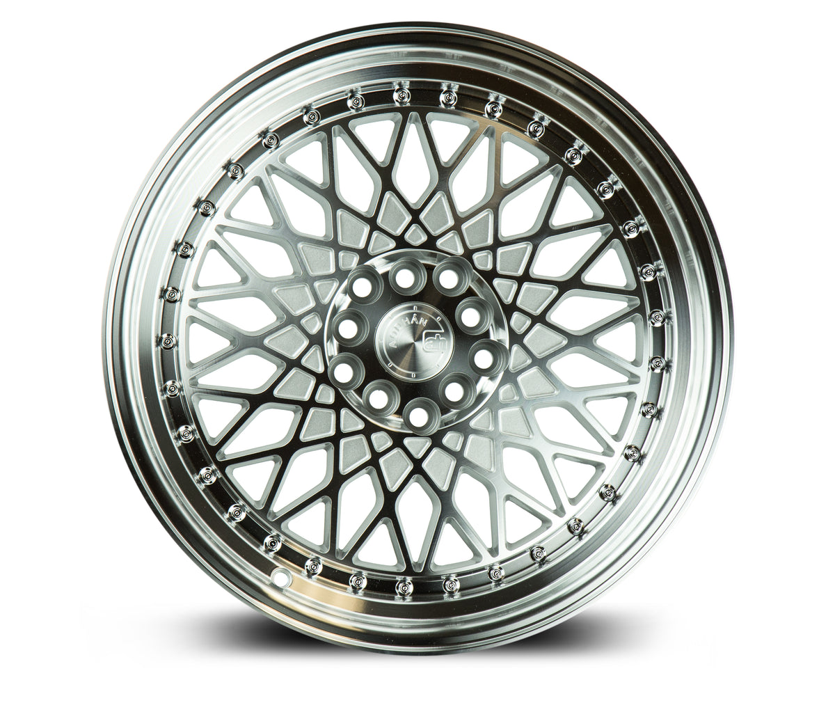 Aodhan AH05 Silver w/Machined Face 16x8 +15 4x100|4x114.3 73.1mm - Wheelwiz