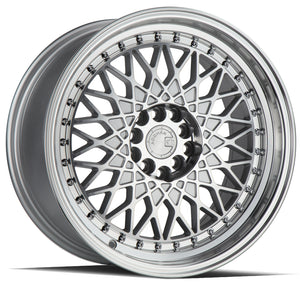 Aodhan AH05 Silver w/Machined Face 17x9 +25 5x100|5x114.3 73.1mm - Wheelwiz