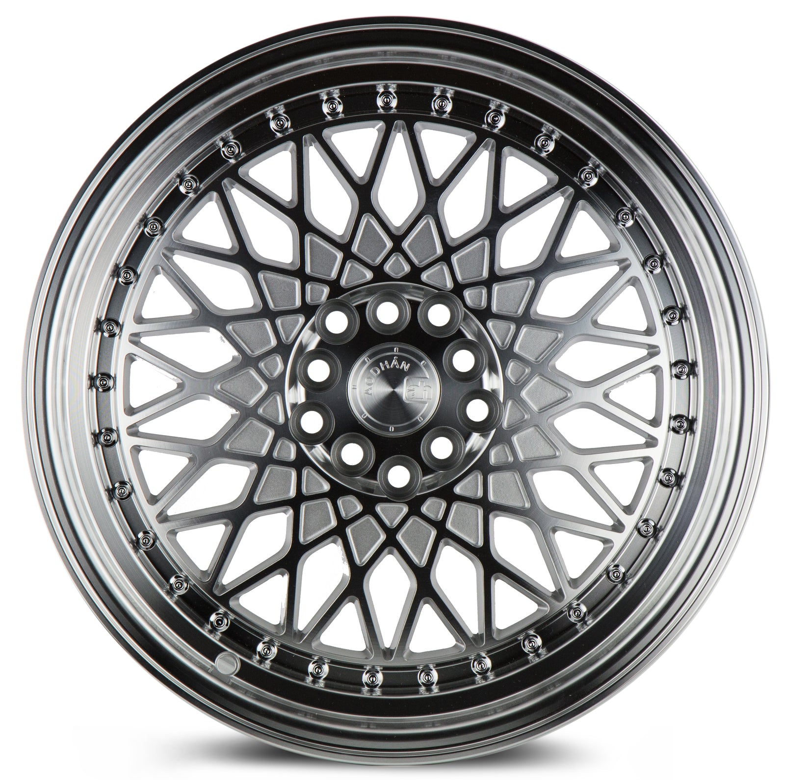 Aodhan AH05 Silver w/Machined Face 17x9 +25 5x100|5x114.3 73.1mm - Wheelwiz