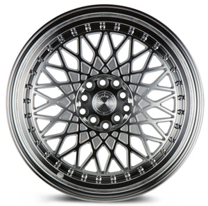 Aodhan AH05 Silver w/Machined Face 17x9 +25 5x100|5x114.3 73.1mm - Wheelwiz