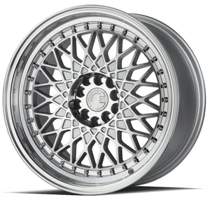 Aodhan AH05 Silver w/Machined Face 17x9 +25 5x100|5x114.3 73.1mm - Wheelwiz