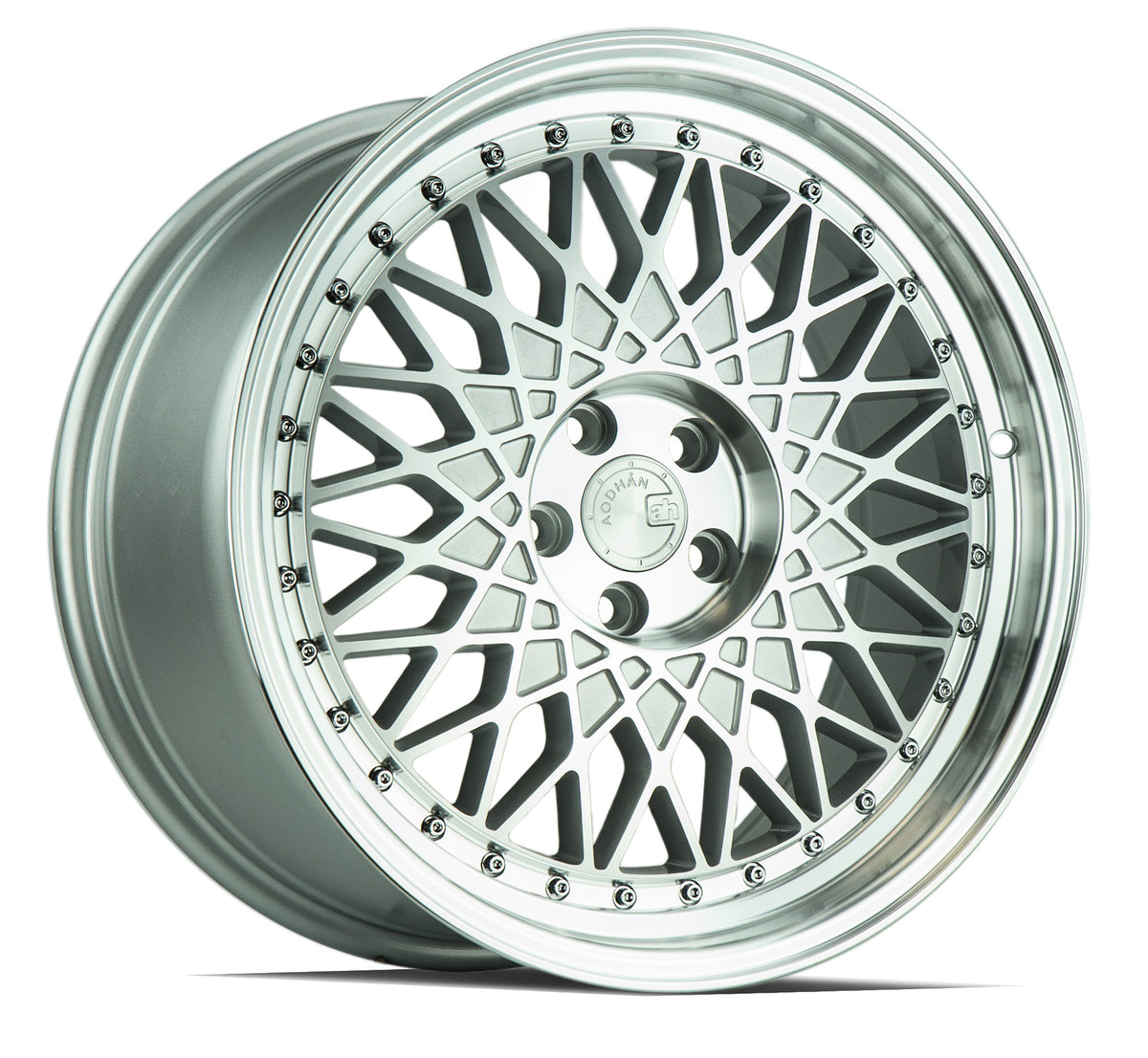 Aodhan AH05 Silver w/Machined Face 18x8.5 +35 5x114.3 73.1mm - Wheelwiz