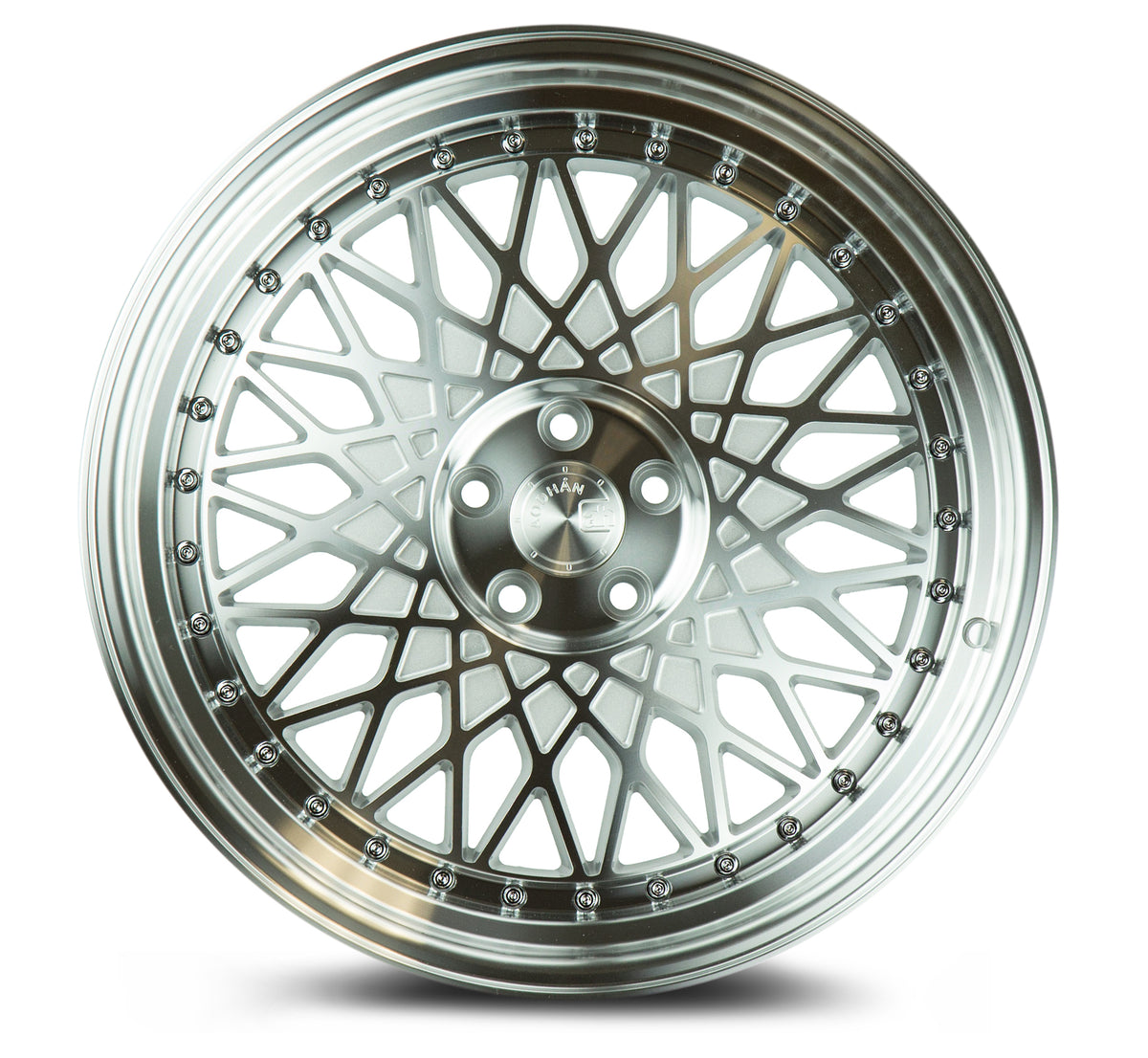 Aodhan AH05 Silver w/Machined Face 18x8.5 +35 5x114.3 73.1mm - Wheelwiz