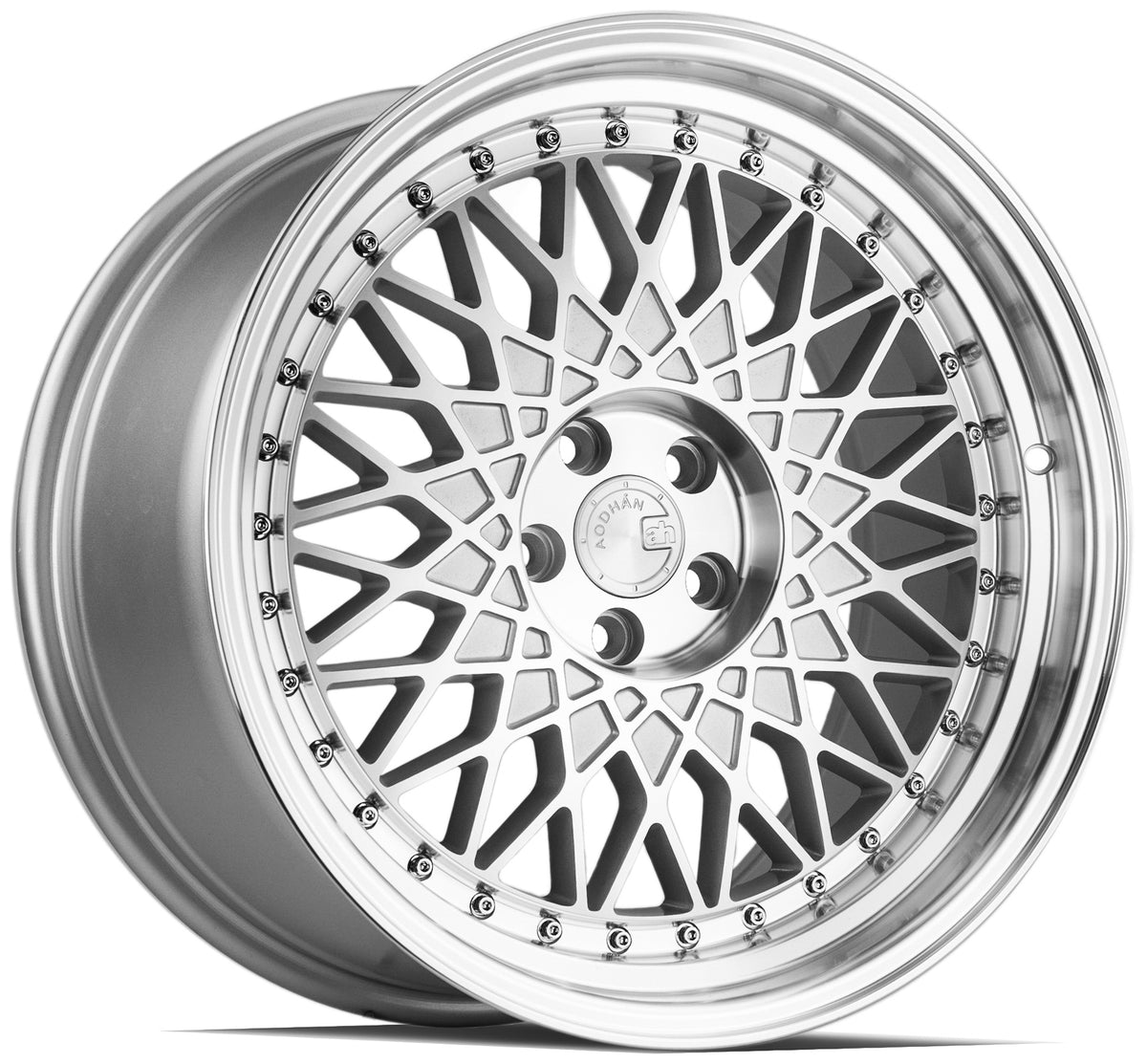 Aodhan AH05 Silver w/Machined Face 18x9.5 +35 5x114.3 73.1mm - Wheelwiz