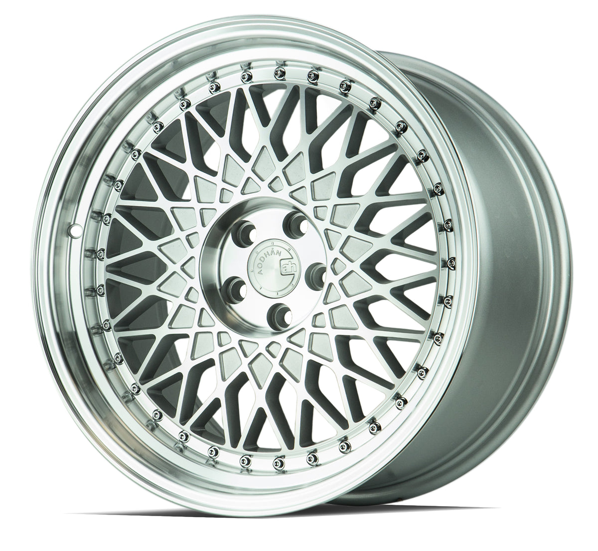 Aodhan AH05 Silver w/Machined Face 18x9.5 +35 5x114.3 73.1mm - Wheelwiz