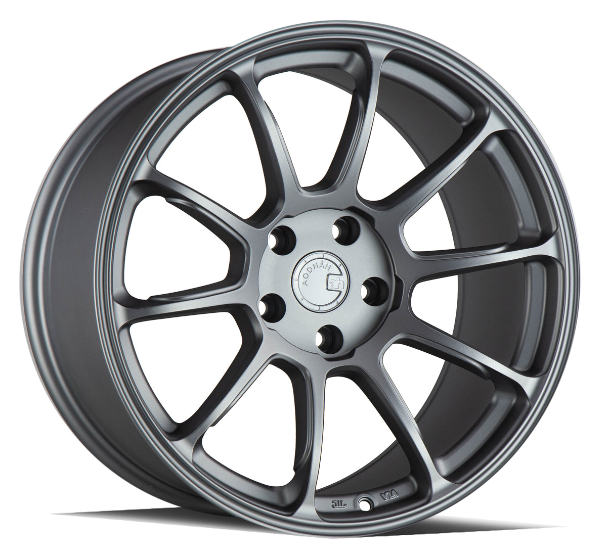 Aodhan AH06 Matte Gray 18x10 +25 5x114.3 73.1mm - Wheelwiz