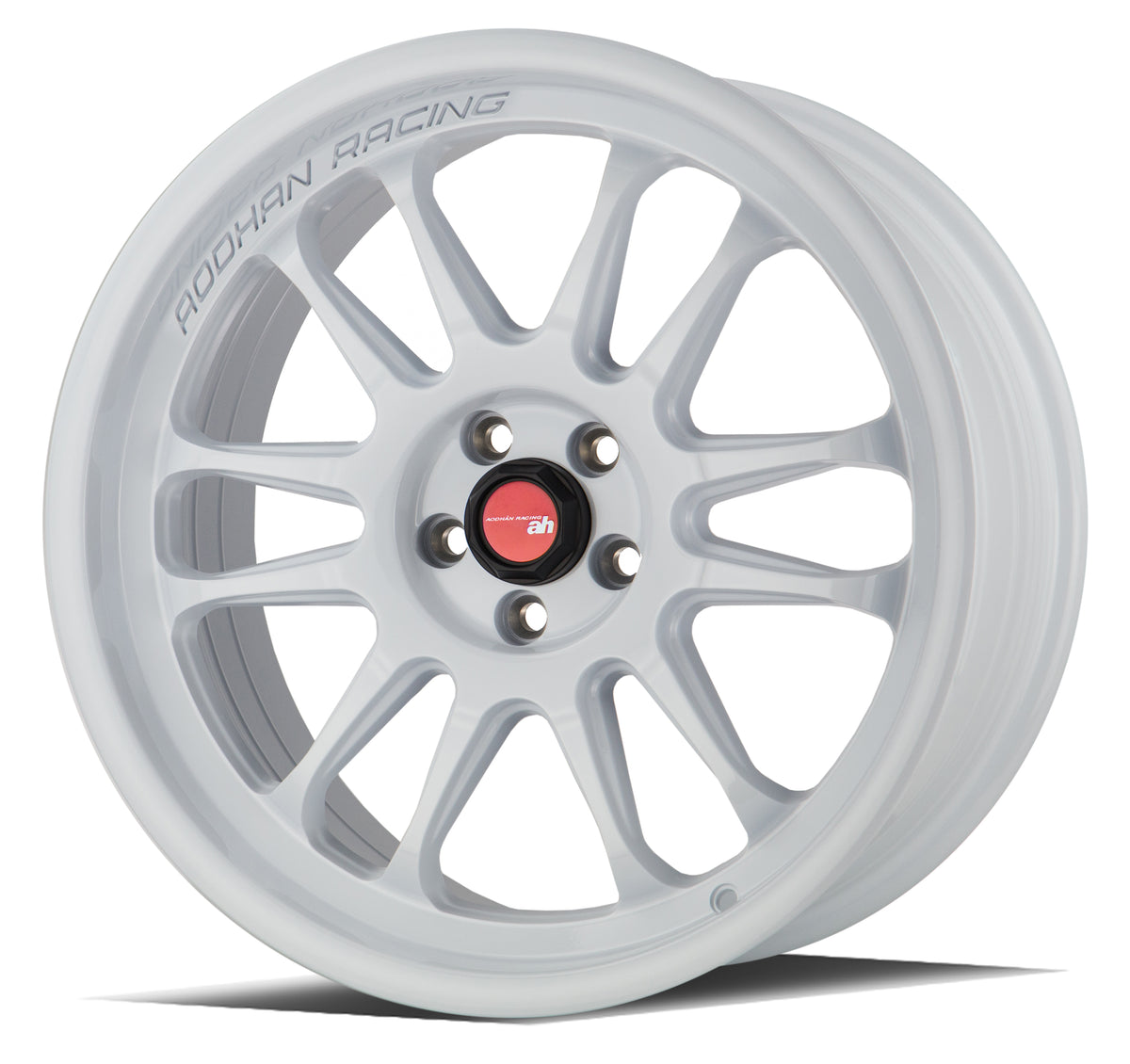 Aodhan AH07 Gloss White 18x9.5 +30 5x114.3 73.1mm - Wheelwiz