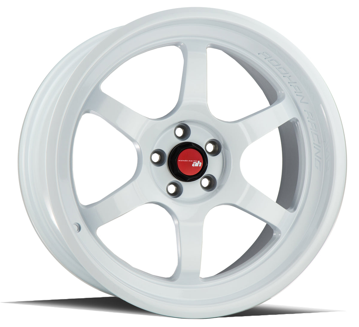 Aodhan AH08 Gloss White 18x8.5 +35 5x114.3 73.1mm - Wheelwiz