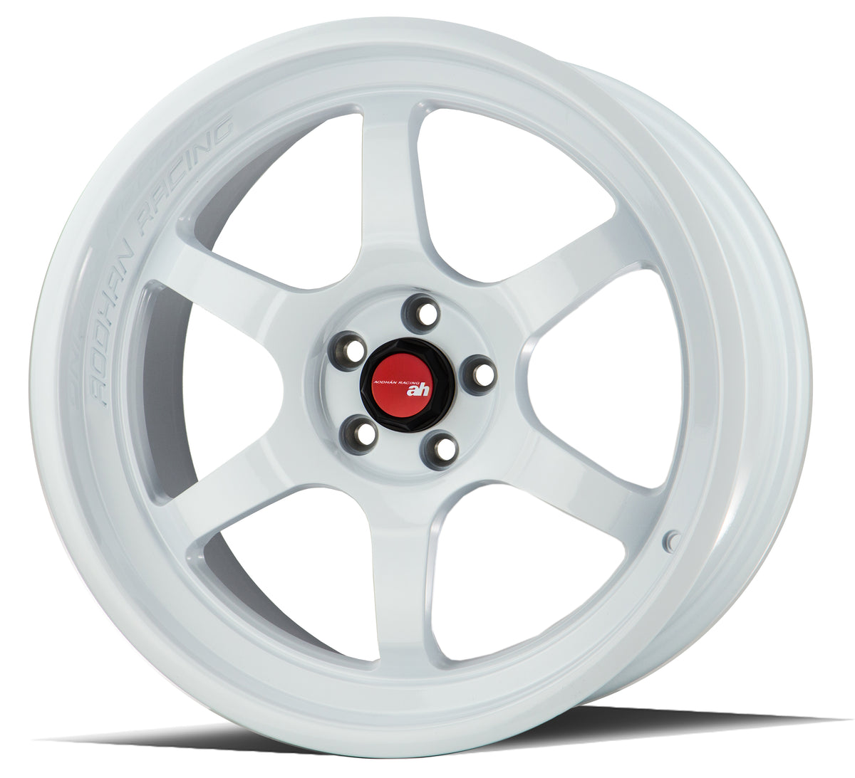 Aodhan AH08 Gloss White 18x8.5 +35 5x100 73.1mm - Wheelwiz
