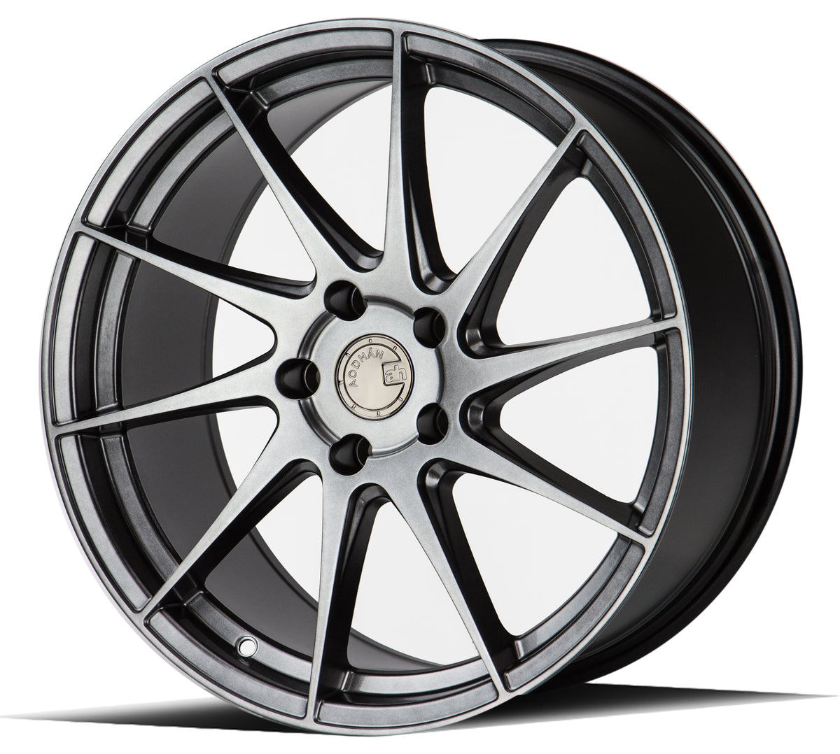 Aodhan AH09 Hyper Black 18x8.5 Passenger Side +35 5x100 73.1mm - Wheelwiz