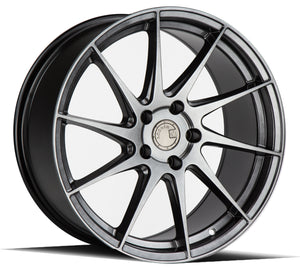 Aodhan AH09 Hyper Black 18x8.5 Driver Side +35 5x114.3 73.1mm - Wheelwiz