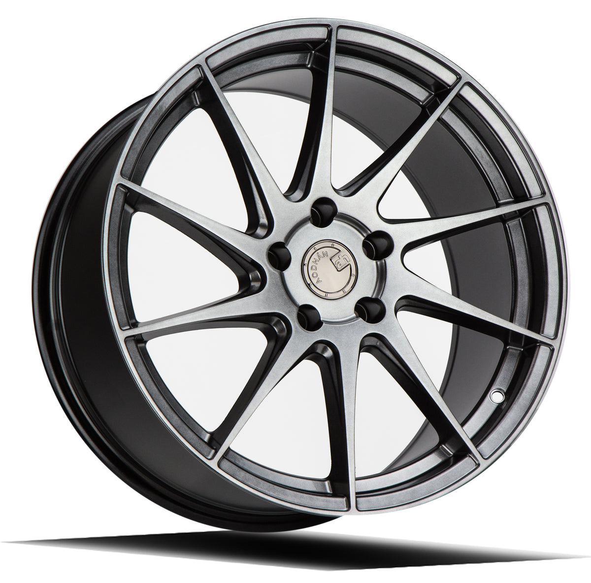 Aodhan AH09 Hyper Black 18x8.5 Driver Side +35 5x108 73.1mm - Wheelwiz