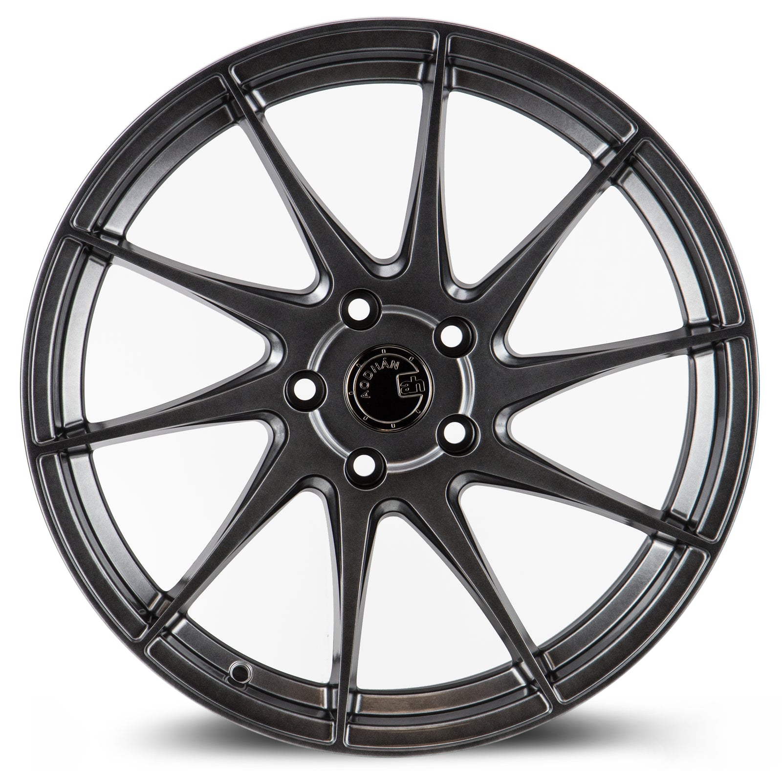 Aodhan AH09 Hyper Black 18x8.5 Passenger Side +35 5x108 73.1mm - Wheelwiz