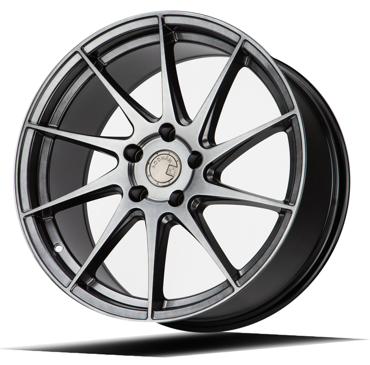 Aodhan AH09 Hyper Black 18x8.5 Passenger Side +35 5x114.3 73.1mm - Wheelwiz