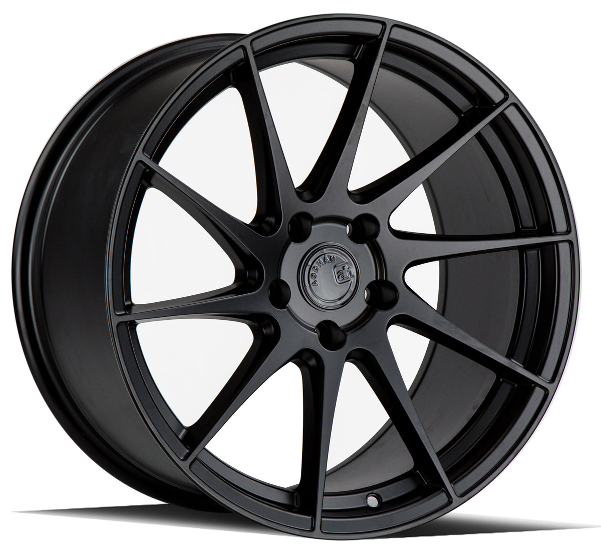 Aodhan AH09 Matte Black 18x8.5 Driver Side +35 5x108 73.1mm - Wheelwiz