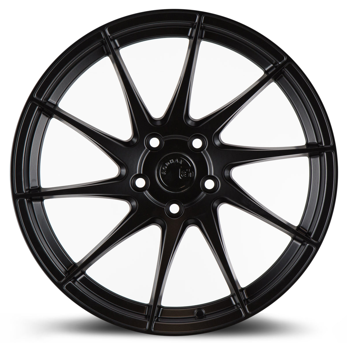 Aodhan AH09 Matte Black 18x8.5 Driver Side +35 5x112 73.1mm - Wheelwiz