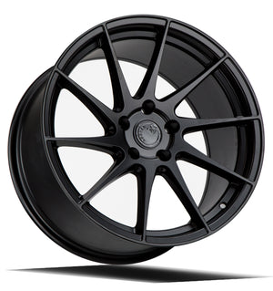 Aodhan AH09 Matte Black 18x8.5 Driver Side +35 5x112 73.1mm - Wheelwiz