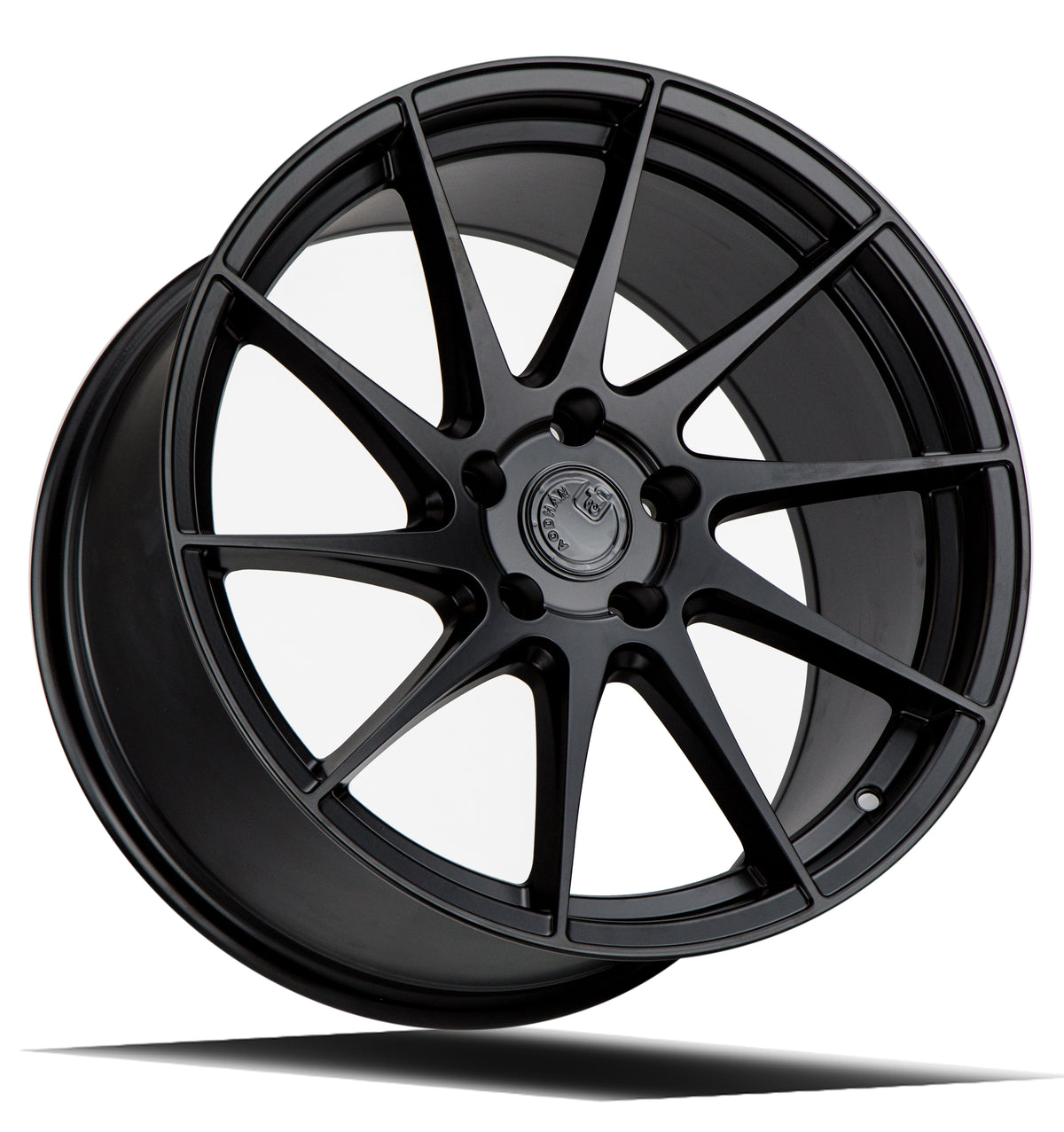 Aodhan AH09 Matte Black 18x9.5 Driver Side +35 5x112 73.1mm - Wheelwiz
