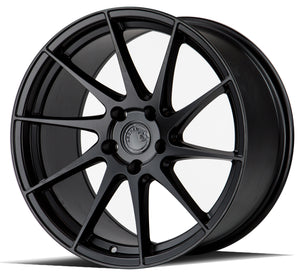 Aodhan AH09 Matte Black 18x8.5 Passenger Side +35 5x114.3 73.1mm - Wheelwiz