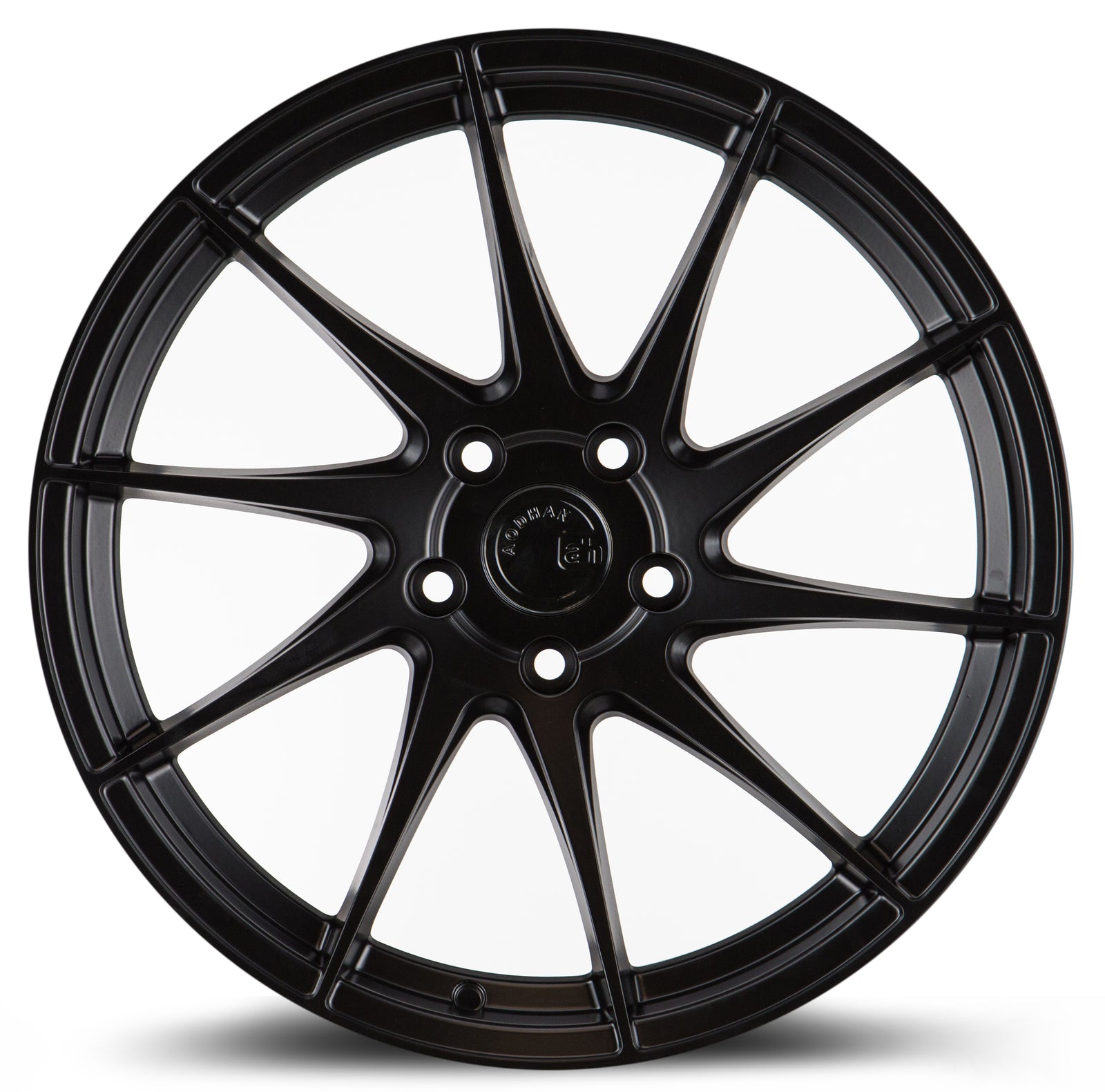 Aodhan AH09 Matte Black 18x8.5 Passenger Side +35 5x108 73.1mm - Wheelwiz