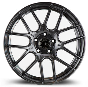 Aodhan AH-X Hyper Black 18x8.5 +35 5x114.3 73.1mm - Wheelwiz
