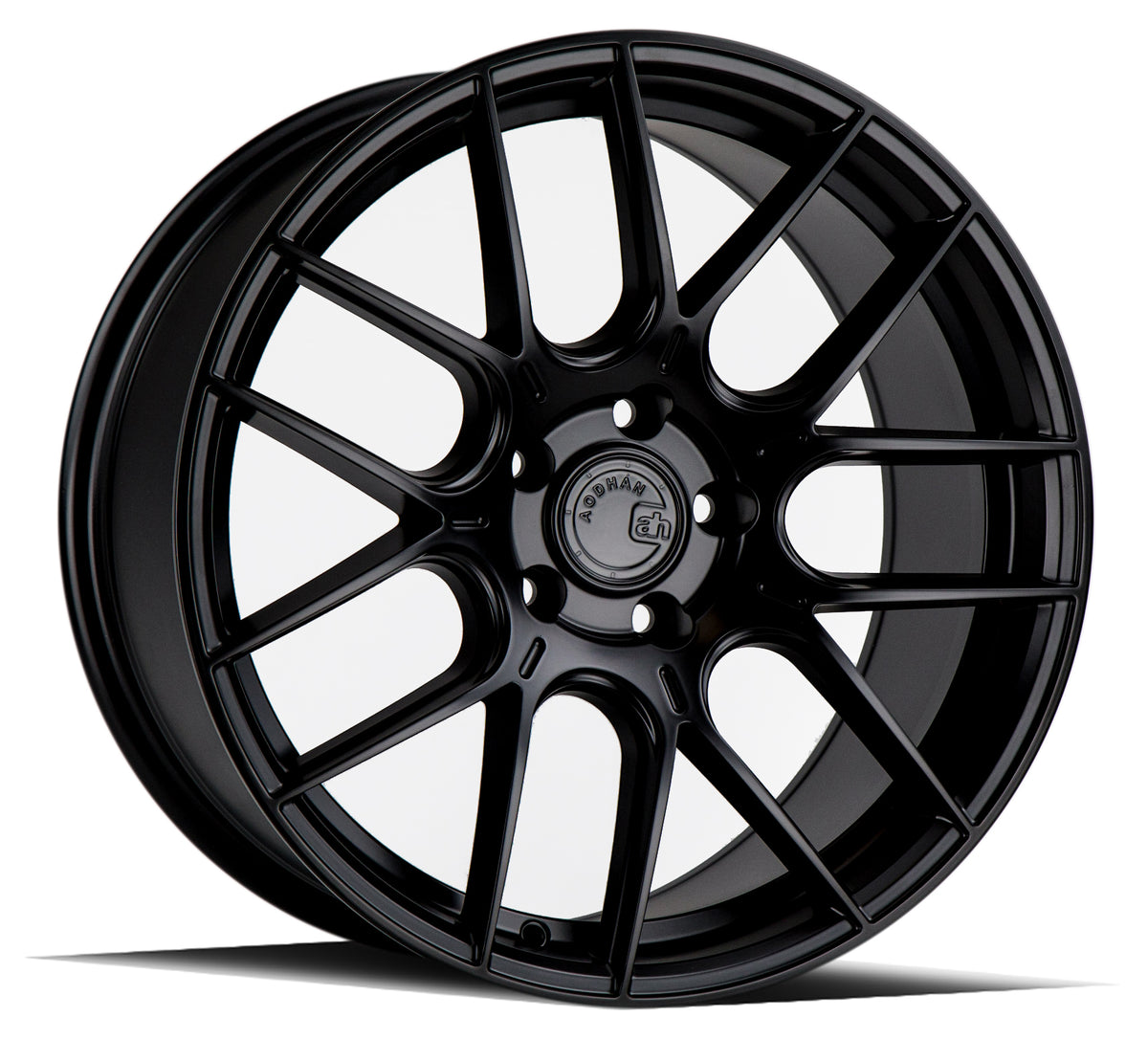 Aodhan AH-X Matte Black 18x8.5 +35 5x112 73.1mm - Wheelwiz