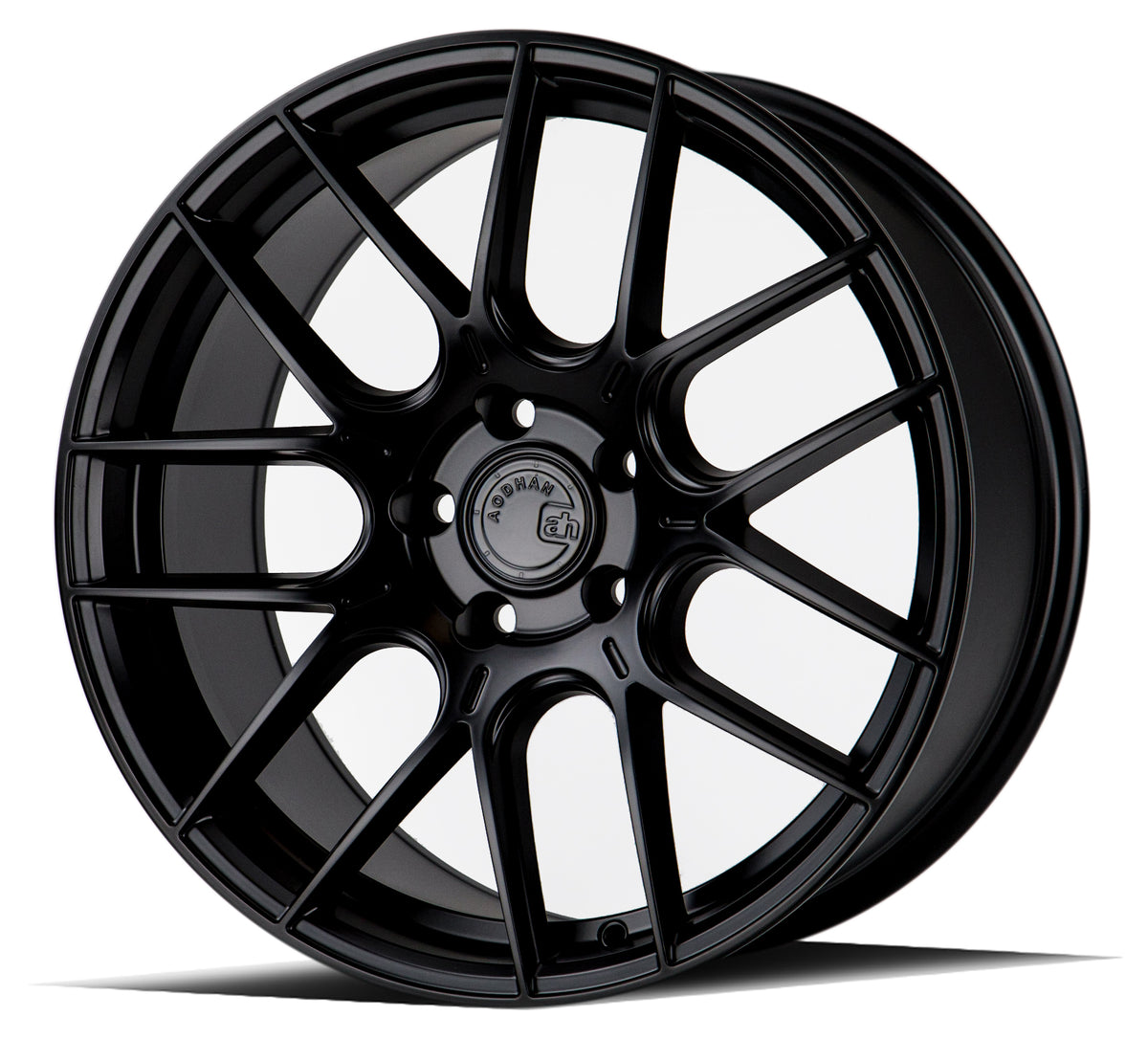 Aodhan AH-X Matte Black 18x8.5 +35 5x112 73.1mm - Wheelwiz