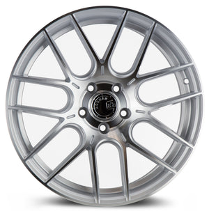Aodhan AH-X Gloss Silver Machined Face 18x8.5 +35 5x114.3 73.1mm - Wheelwiz