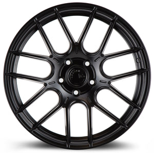 Aodhan AH-X Matte Black 18x9.5 +35 5x120 72.6mm - Wheelwiz