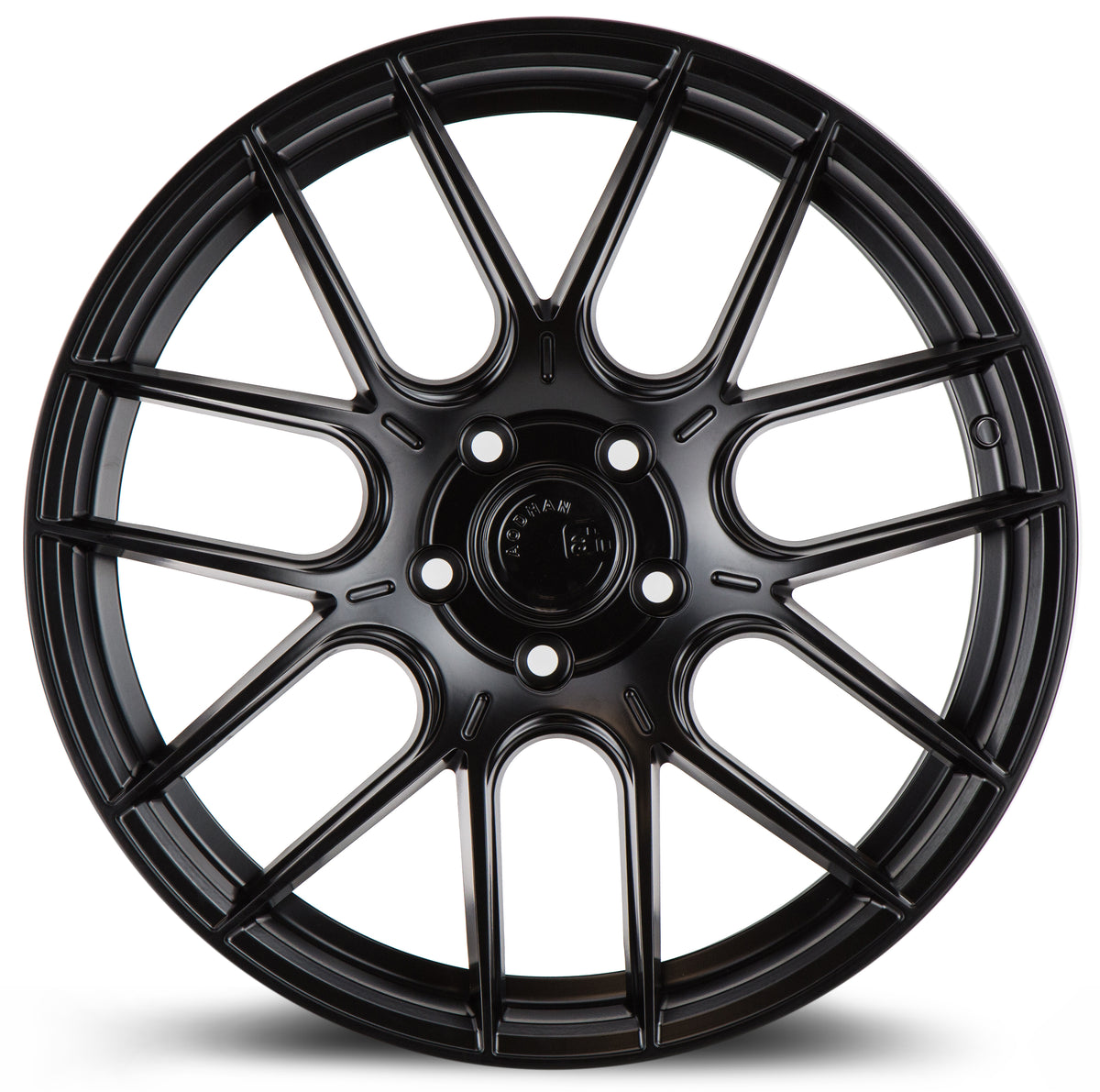 Aodhan AH-X Matte Black 18x9.5 +35 5x112 73.1mm - Wheelwiz