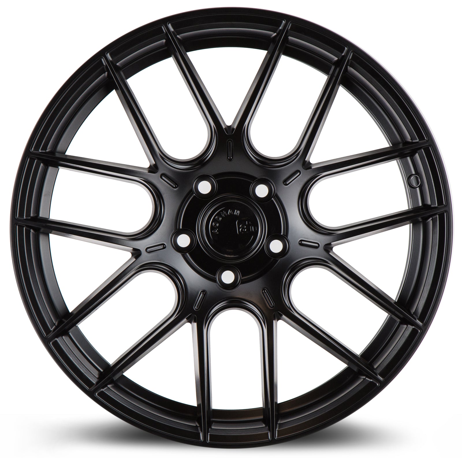 Aodhan AH-X Matte Black 18x9.5 +35 5x112 73.1mm - Wheelwiz