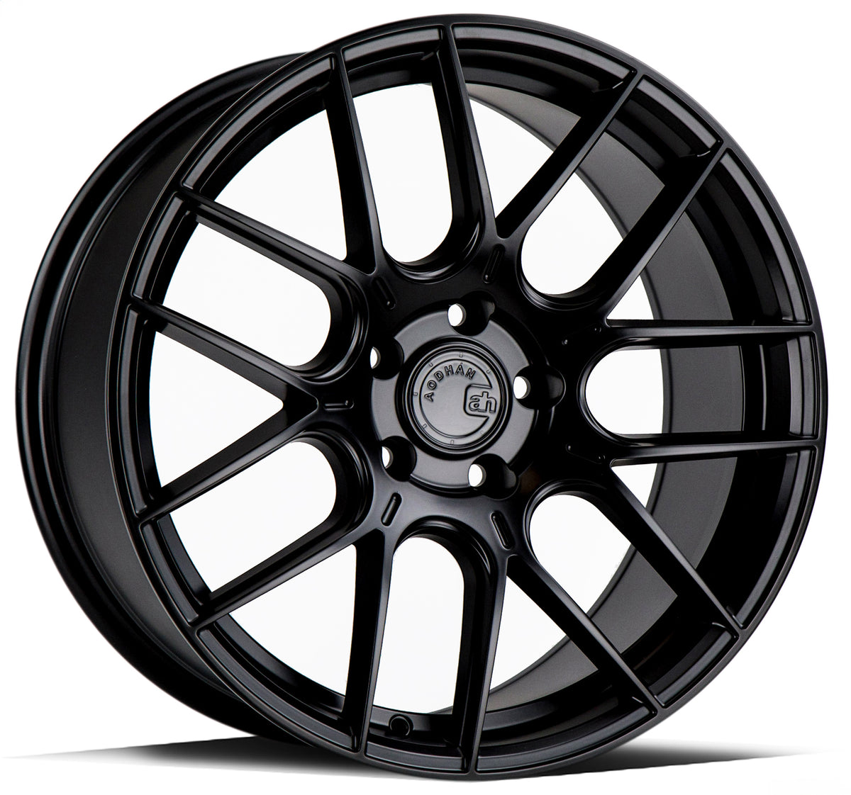 Aodhan AH-X Matte Black 19x8.5 +35 5x120 72.6mm - Wheelwiz