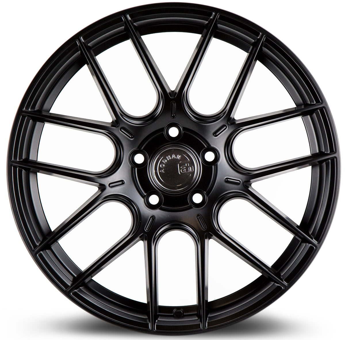 Aodhan AH-X Matte Black 19x8.5 +35 5x120 72.6mm - Wheelwiz