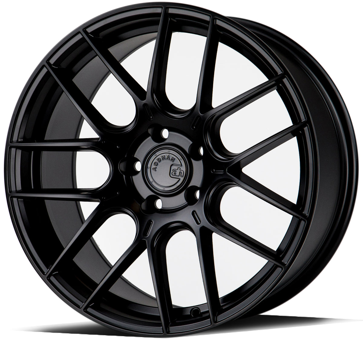 Aodhan AH-X Matte Black 19x8.5 +35 5x114.3 73.1mm - Wheelwiz
