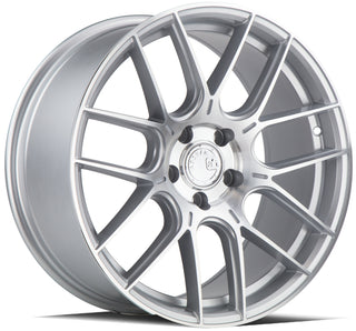 Aodhan AH-X Gloss Silver Machined Face 19x8.5 +35 5x112 73.1mm