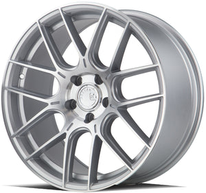 Aodhan AH-X Gloss Silver Machined Face 19x8.5 +35 5x112 73.1mm - Wheelwiz